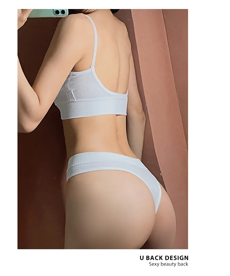 Women Bra Sexy Underwear Sets Seamless Bra Set Plus Size Women's Underwear Thong Low Waist Panties Female Underwear Set