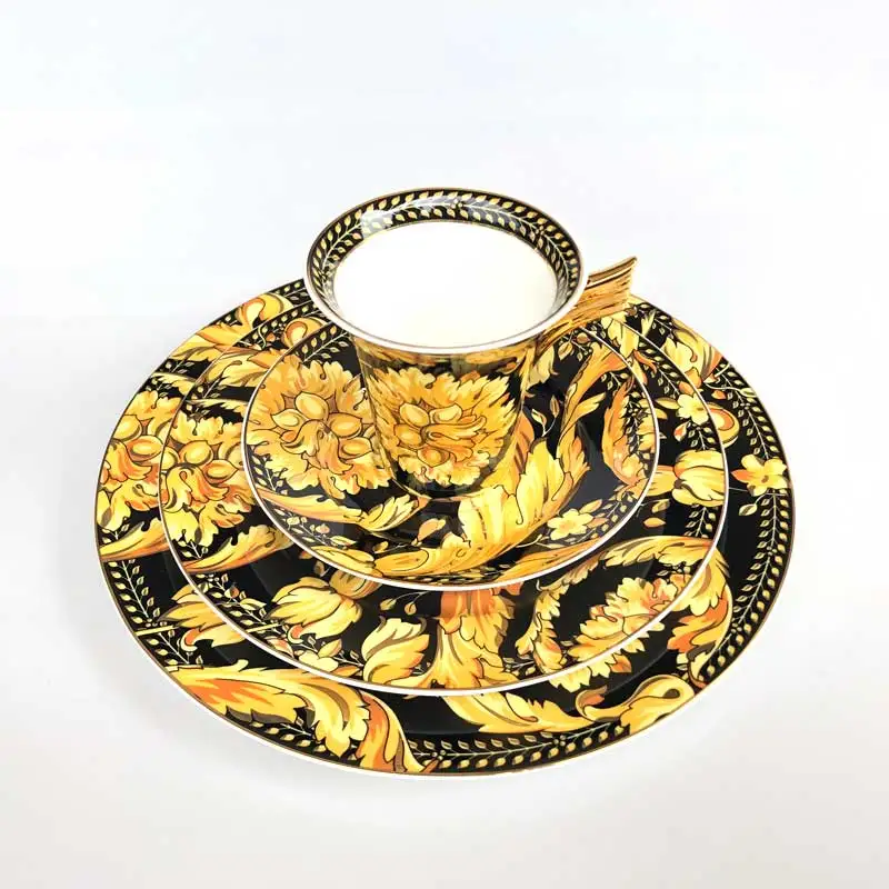 High Quality Deep Soup Snack Ceramic Stoneware Handpainted Plate Bowl With Fair Price