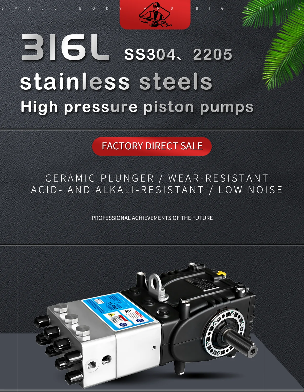 product high quality industrial 1000 2000bar ultra high pressure cleaning machine processing equipment stainless steel pump supplier-2