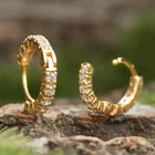 Earring Hoop Gold Goldgold Clicker Earring Hoop Jewelry 14Karat Solid Gold Fine Jewelry