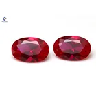 Ruby Ruby Keliji Wholesale Multi Sizes Oval Synthetic Ruby In Loose Stone For Jewelry Making