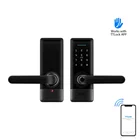 Locking Lock 2021 Newest Locking System Tuya APP WIFI Door Knob Digital Fingerprint Smart Lock