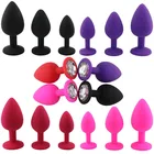 Anal Hotselling Anal Sex Toy Silicone Anal Plug Butt Plug With Jewel 3 Different Size Sex Toys