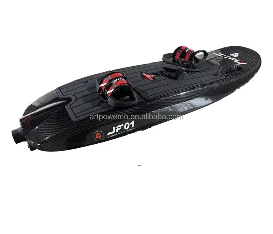 JetFly 01 Beginner Grade Unisex Carbon Fiber Electric Water Surf Board Battery 72v Powered Jet Surfboard Fin Ocean Waters manufacture