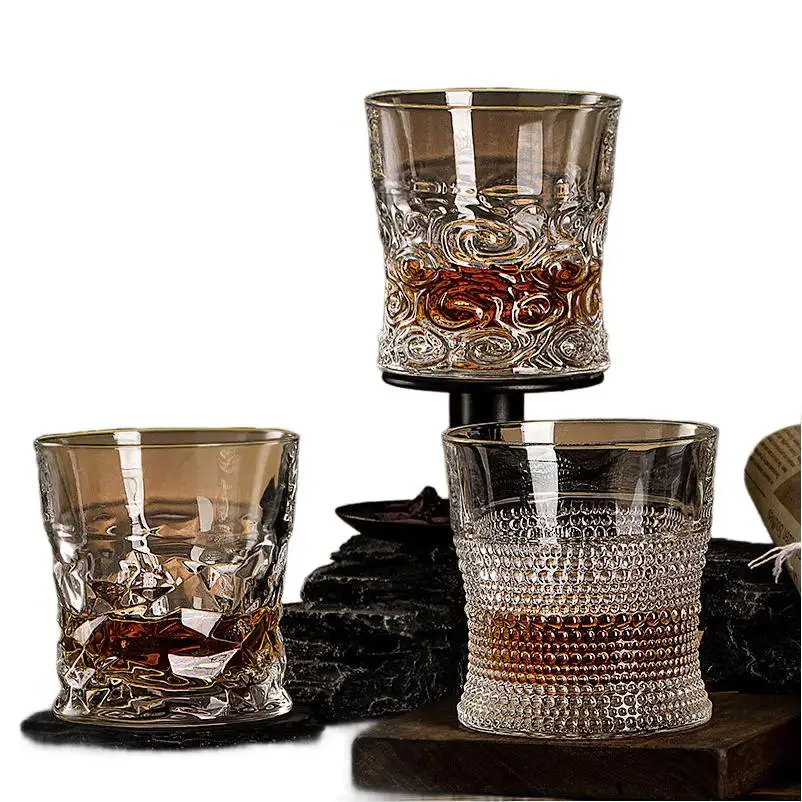 Glass Cups Latest Unique Promotional Set Unbreakable Clearance Wholesale New Fashion Bulk With Handle Hot Sale Thin Wine Glass