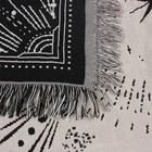 Blanket Wool China Embroidered Fabric Woven Tapestry Blanket Custom Jacquard Wool Fabric Throw Blanket