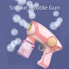Gun 2021 New Rechargeable Smoke Bubble Gun Plastic Toy Smoke Bubble Gun Plastic Toy Bubble Gun Smoke