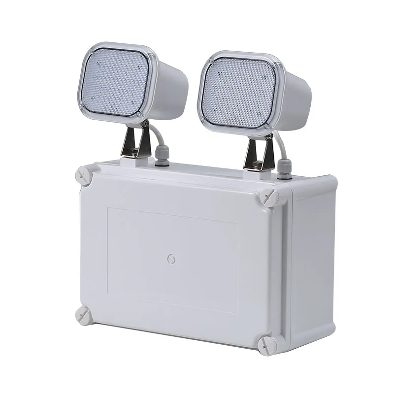 220V Input Twin Spot Emergency Light with 3-Year Warranty and 50000 Hours Lifespan