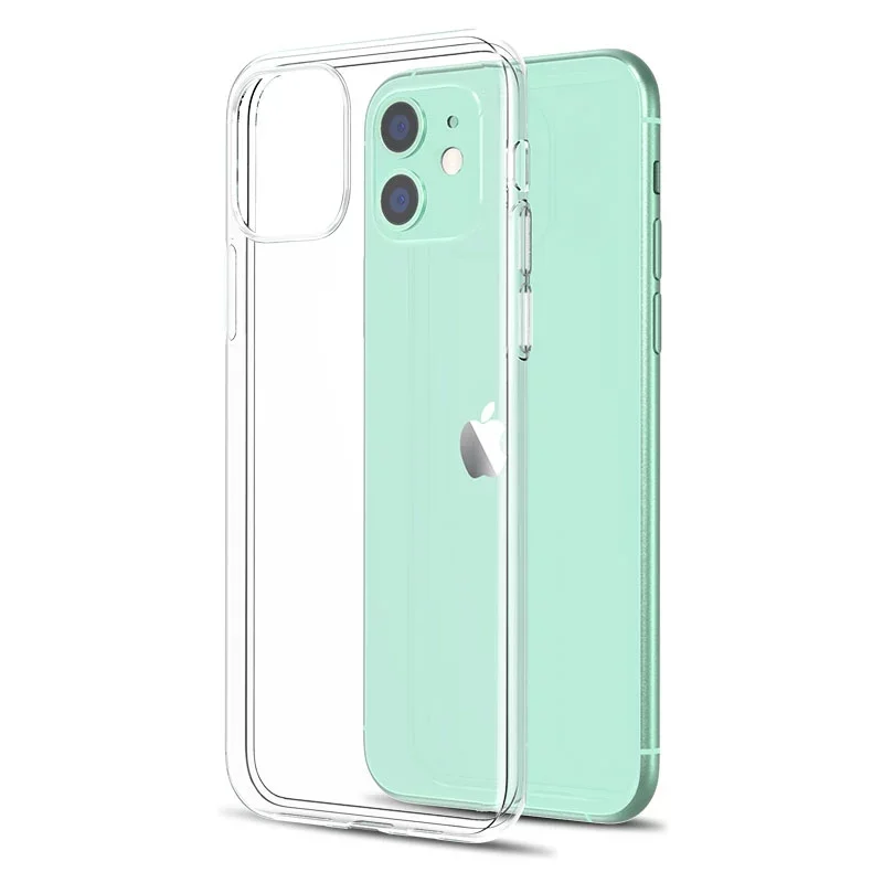 2021 Clear Silicon Ultra Thin Soft TPU Case For iphone X Xr Xs max for iphone 12 pro max Transparent Phone Case mobile covers