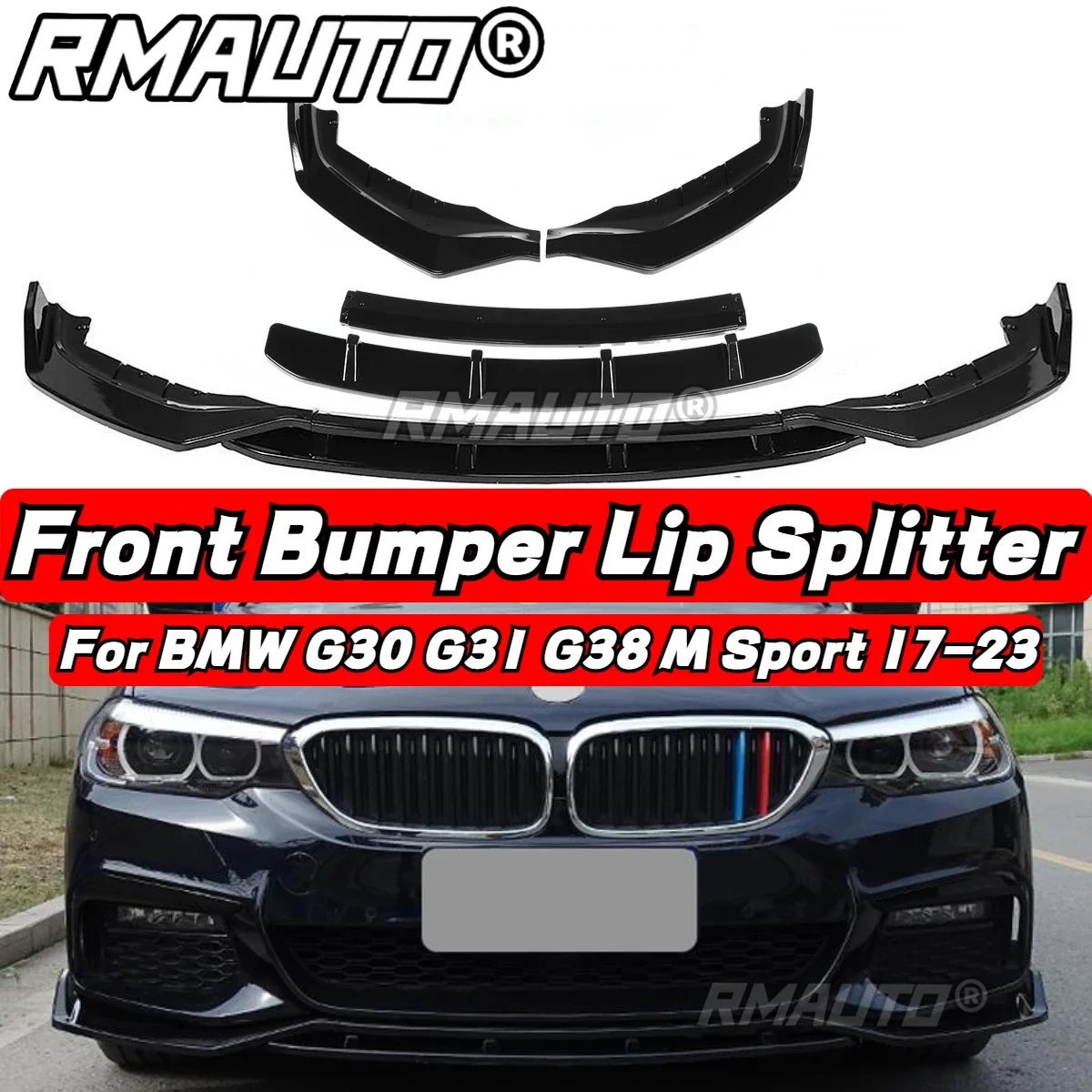 G30 G31 G38 Lip Front Bumper Lip Spoiler Splitter Diffuser Guard Body