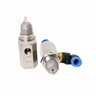 Air Nozzle Spray Dry Nozzle 1/8" Dust Suppression System Dry Fog Ultrasonic Air Atomizing Spray Nozzle