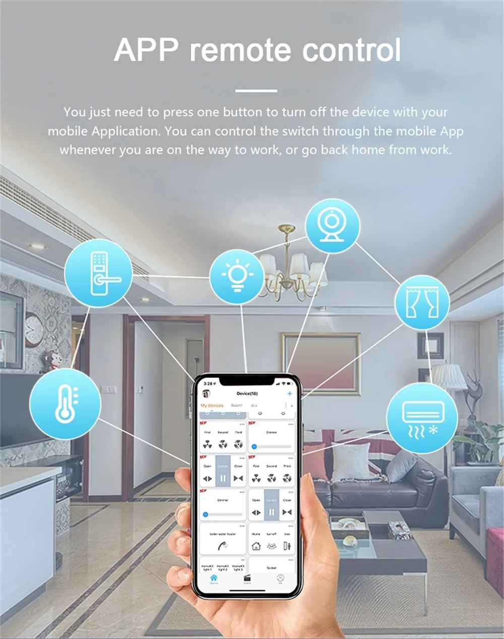 Lanbon Home Automation Models In Lcd Wifi Switch Smart Home With