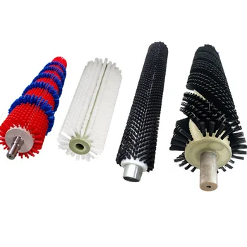 Factory Price Custom Industrial Rotating Brushes Cleaning Cylinder Center Roller Brush