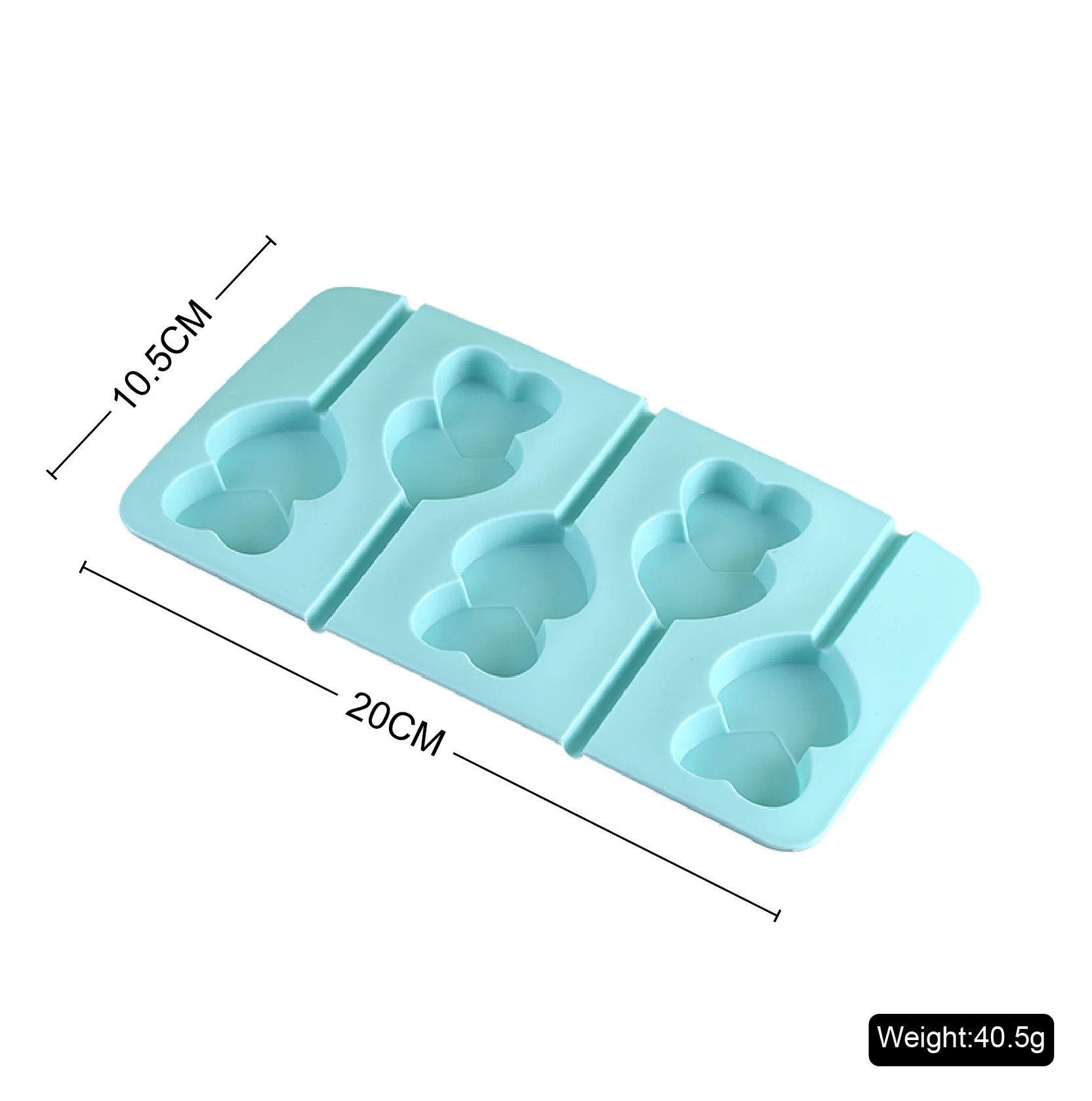 3D Flower Lollipop Mold Rose Silicone Lolly Pop Tray for Hard Candy Chocolate Gummy Jello Sucker