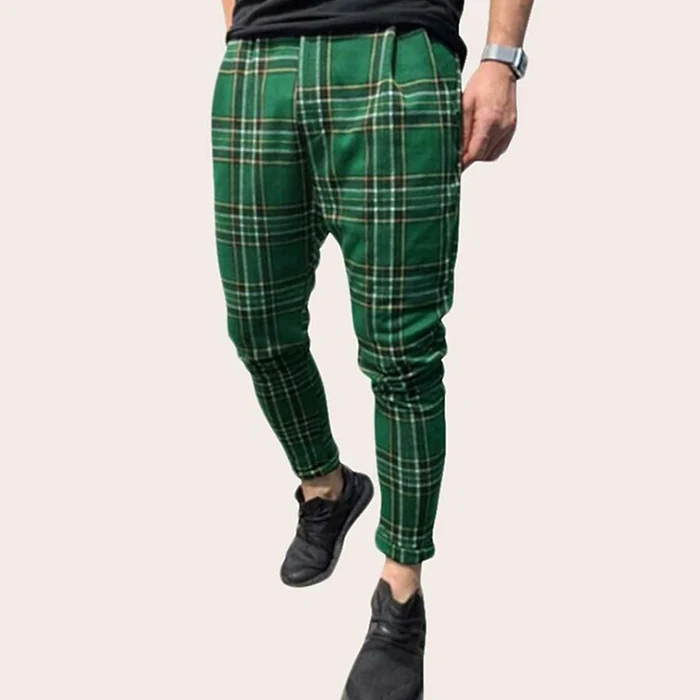 checkered plaid pants mens