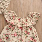 Summer Girls Kids Set Wholesale Summer Flower Print Tshirt +short Pants 2019 Children Wear