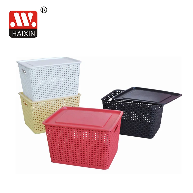 Plastic Storage Basket Bathroom Office Drawer Storage Bag Kitchen Vegetable And Fruit Snack Storage Basket