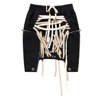 Skirt 2021 Fashion New Design Lace Up Bandage Drawstring Skirt