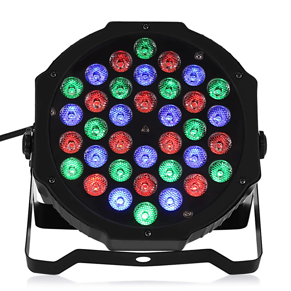 36W Professional Disco light DMX512 Voice Control RGB LED Ktv Bar Party DJ Decorative Stage Light Effect Projector par lamp