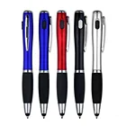Pen Light Plastic Pen Cheap Stylus Light Led Pen Promotional Led Ballpoint Pen With Screen Touch