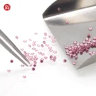 Gem GIGAJEWE Rare Mini Pink Color T 2.0mm VVS1 Round Moissanite Lab Gem For Jewelry Making