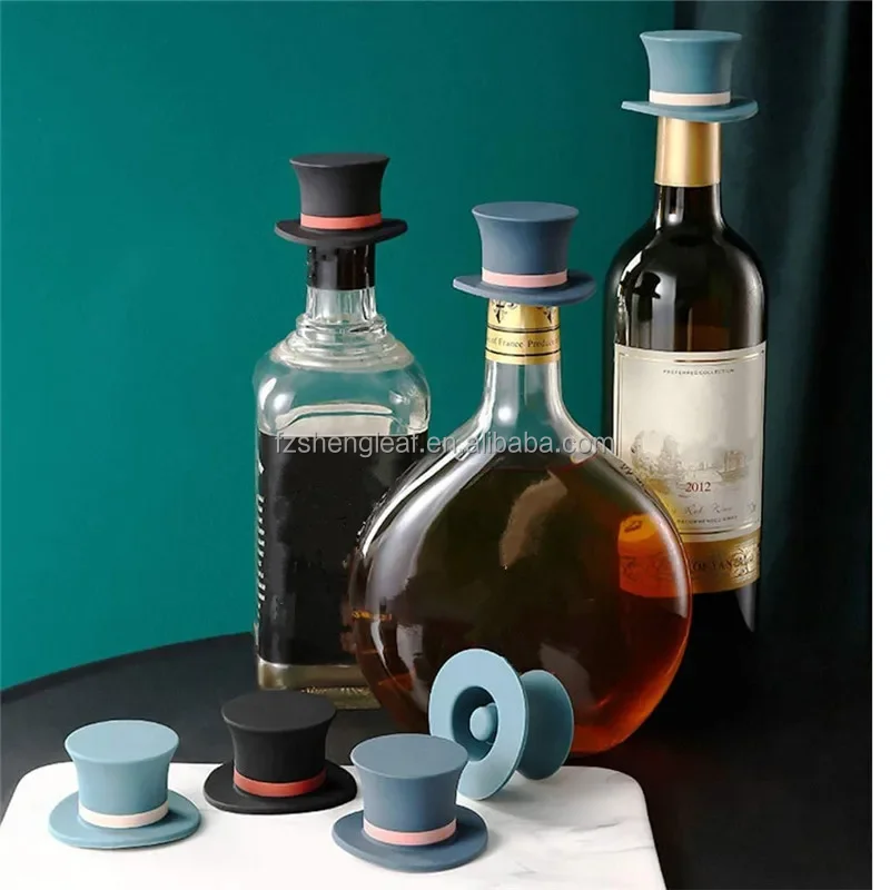 product cork sparkling leak proof silicone wine bottle beer cap personalized customized wedding favors zinc alloy stopper shooting-4