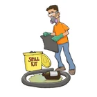 Bins 120L OEM Manufacturer Safety Oil Only Spill Kits Bins