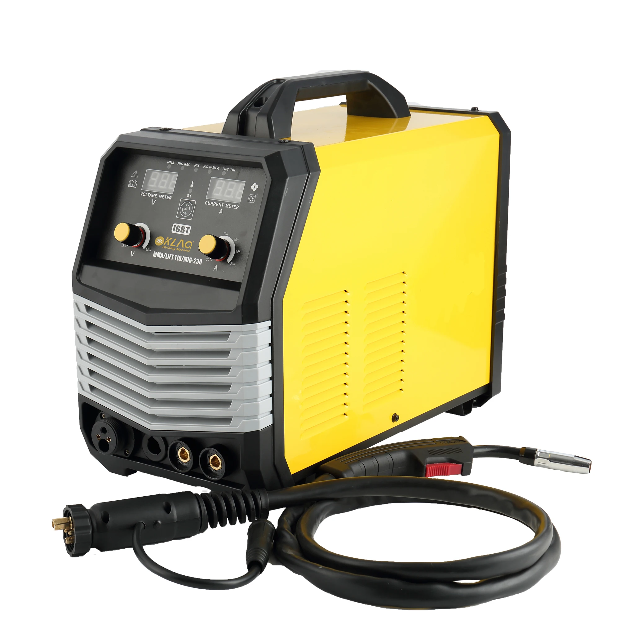 Decent Performance Factory Direct Sale DC Inverter TIG MMA Welder Automatic Gun Copper Electrode 110V/220V 1 Year Warranty details