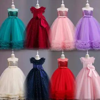 High quality wholesale custom children's girl wedding dress Princess Evening dress flower girl dress