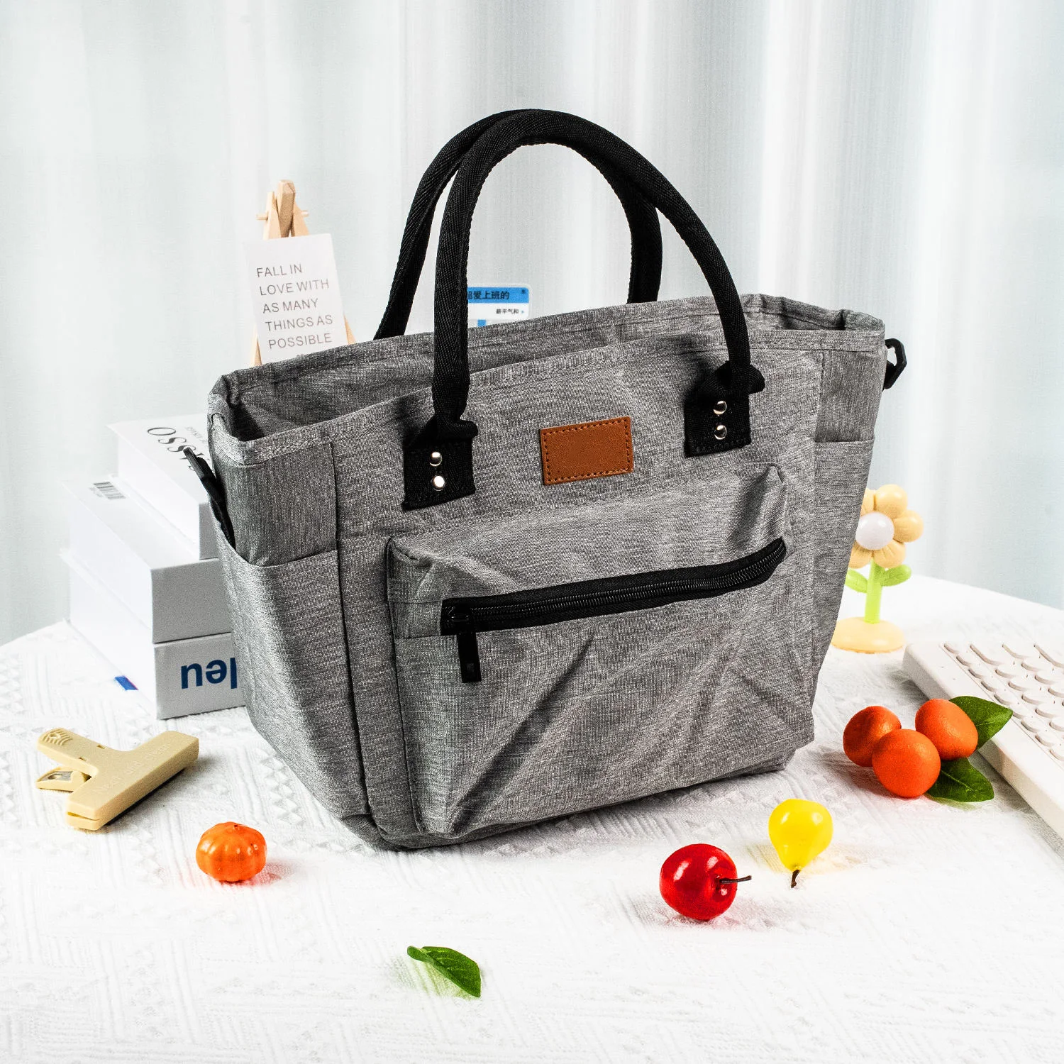 Insulated Bento Cooler Bag with PEVA Lining