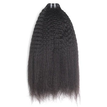10A grade Kinky Straight yaki braiding 100% human Bulk Human Hair and frontal Unprocessed Factory Wholesale