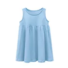 Girls Girl Clothes High Quality Kids Sleeveless Dress 100% Cotton Summer Girls Dress Girl Clothes Dress