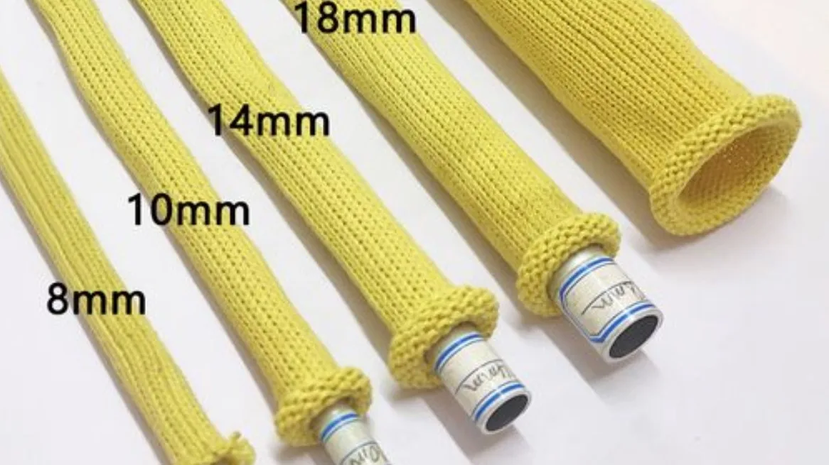 High Temperature Aramid Expandable Braided Sleeving Insulating Tubular