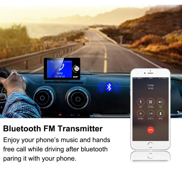 2.8" Display Colorful Car Dab Radio Adaptor Portable Dab Digital Radio ...