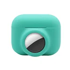 2-in-1 Locator Wireless Earphone Anti-fall Silicone Protective Sleeve Case For AirTag Airpods Pro