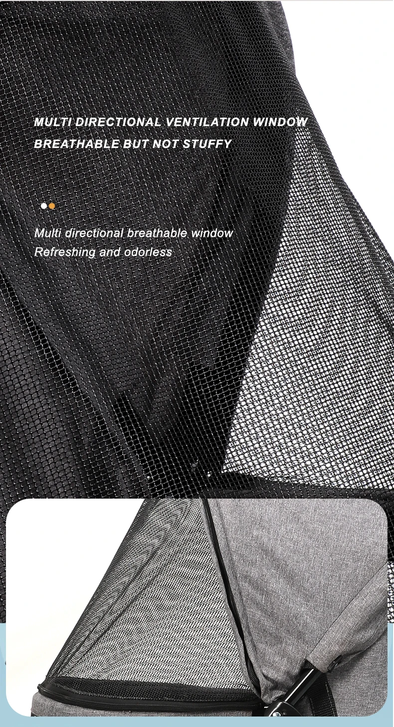 Luxury Low Price Pet Stroller Outdoor 4 Wheels Dog Strollers High Quality Pet Dog Cat Fold Travel Stroller factory