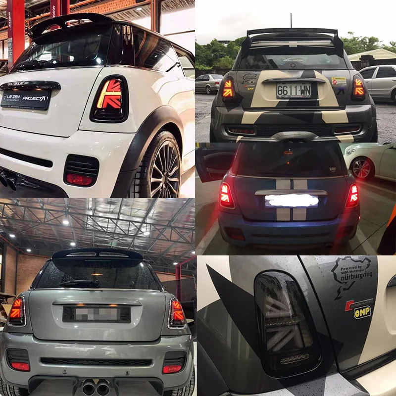 product plug and play led taillights for bmw mini cooper r56 2007 2013 rear light r56 taillight tail lights-9