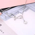 Jewelry Stethoscope Shaped Love Pendant Necklace Doctor Nurse Heart Necklace Jewelry