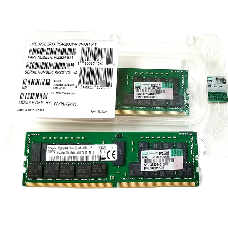 輸入品・未使用】HPE 16GB Smart Memory Kit 2Rx8 PC4-2933Y-R (P00922