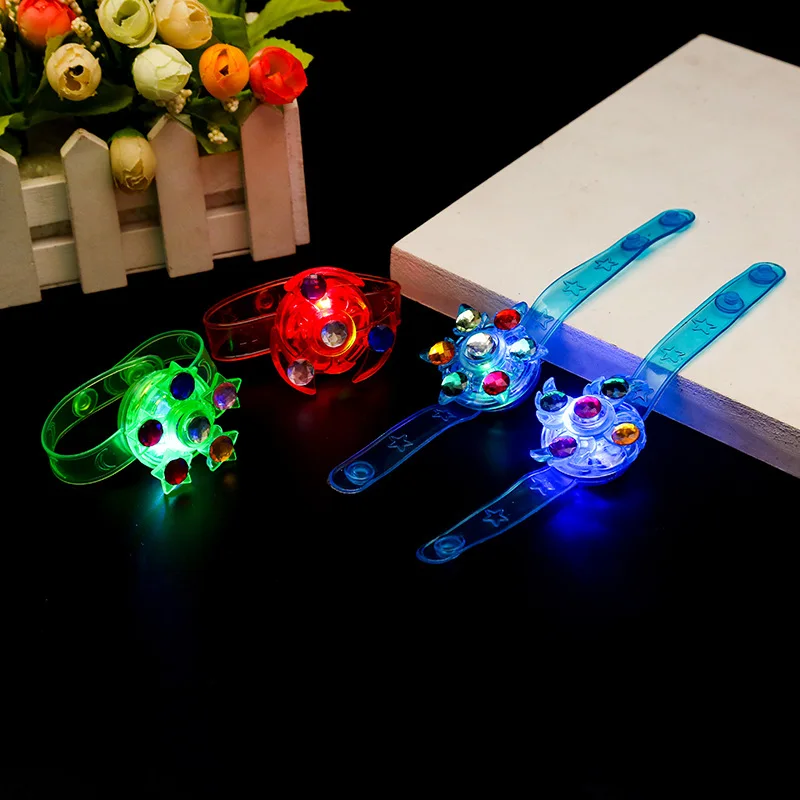 LED Light up Bracelet Fidget Toys, Glow in The Dark Party Favors for Kids' Birthdays, Halloween, Christmas Light up Bracelet