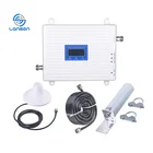 Band Phone EU Plug Tri Band GSM/DCS/WCDMA Mobile Signal Booster 2G 3G 4G LTE Cell Phone Signal Repeater Cellular Amplifier