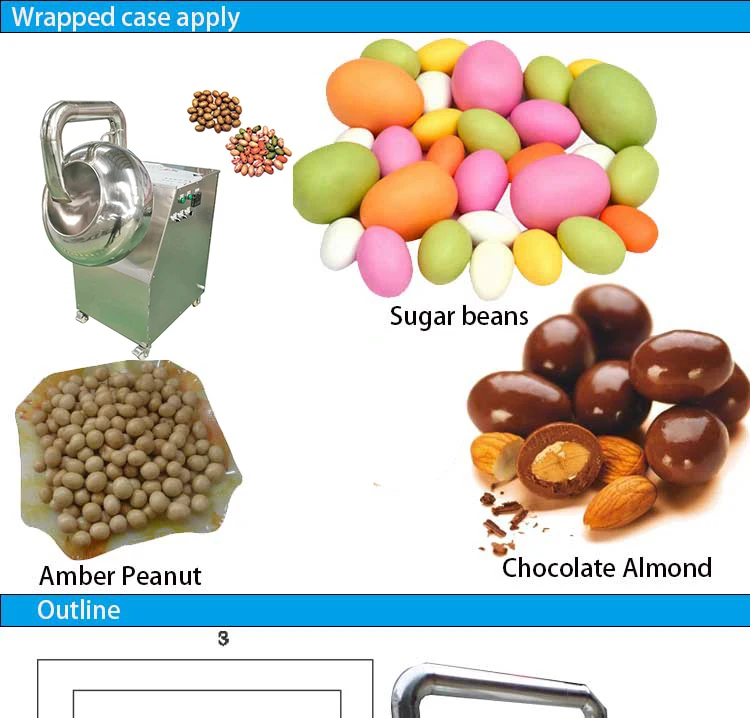 New Design Seed Coater Machine Mini Coating Pan Machine With Great Price manufacture