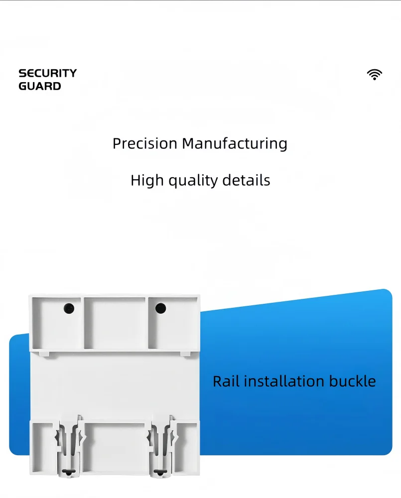 product auto recovery relay 63a 220v 380v 400v ac digital display din rail 3 phase adjustable protector 50hz 230v svc stabilizers-11