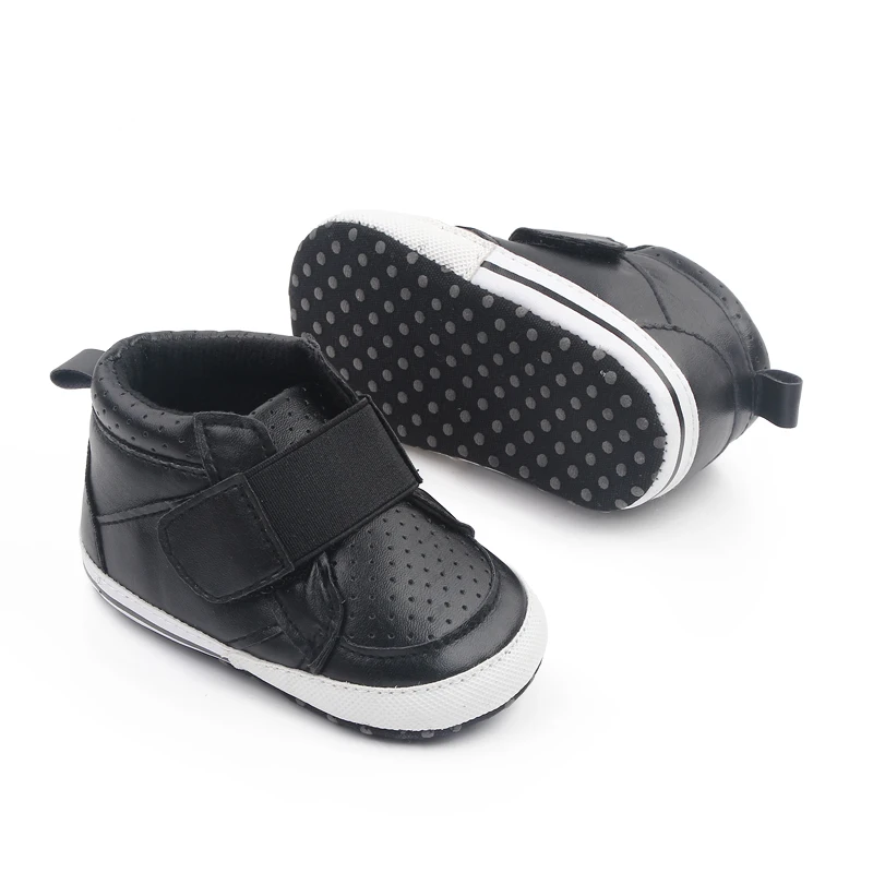 Spring and Autumn 0-1 Year Old Baby Shoes High Top Line with Baby Walking Sports Shoes details