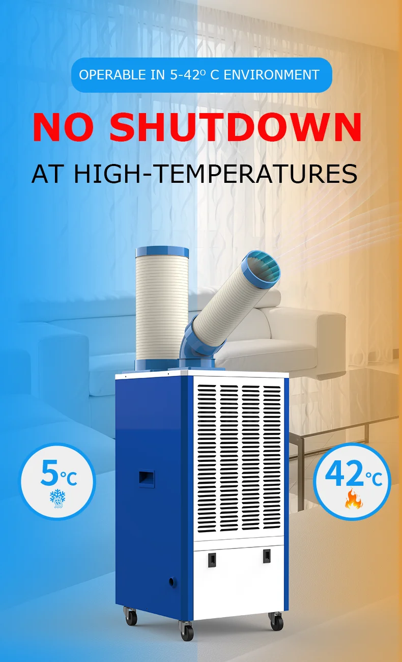 Industrial Mobile Air Conditioner for Workshops, Multi-Refrigerant - detail 14