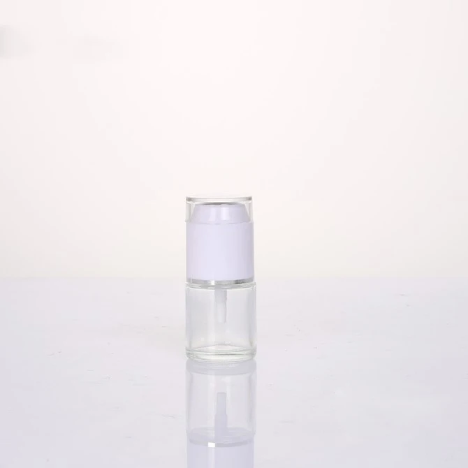 product 20ml 30ml 100ml wholesale clear glass lotion bottle frosted spray bottle with white spray with white cap-27