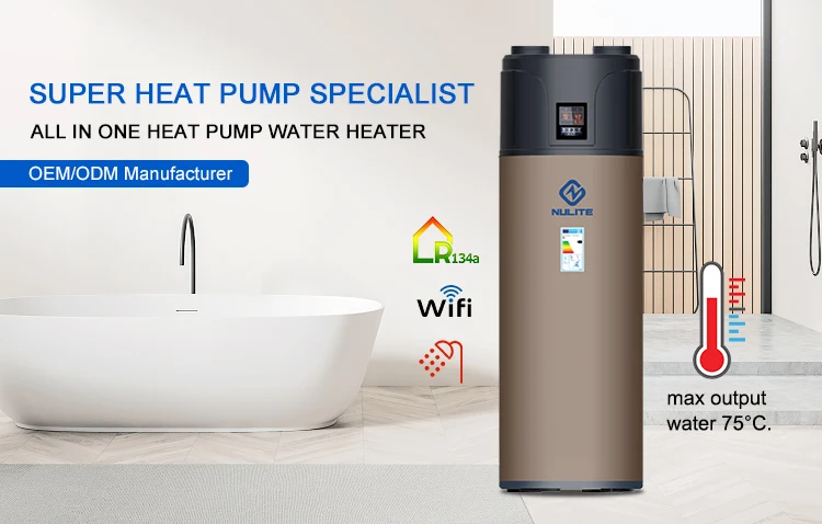 Water Heater, R290, R134A, 75C, 80C - detail 2