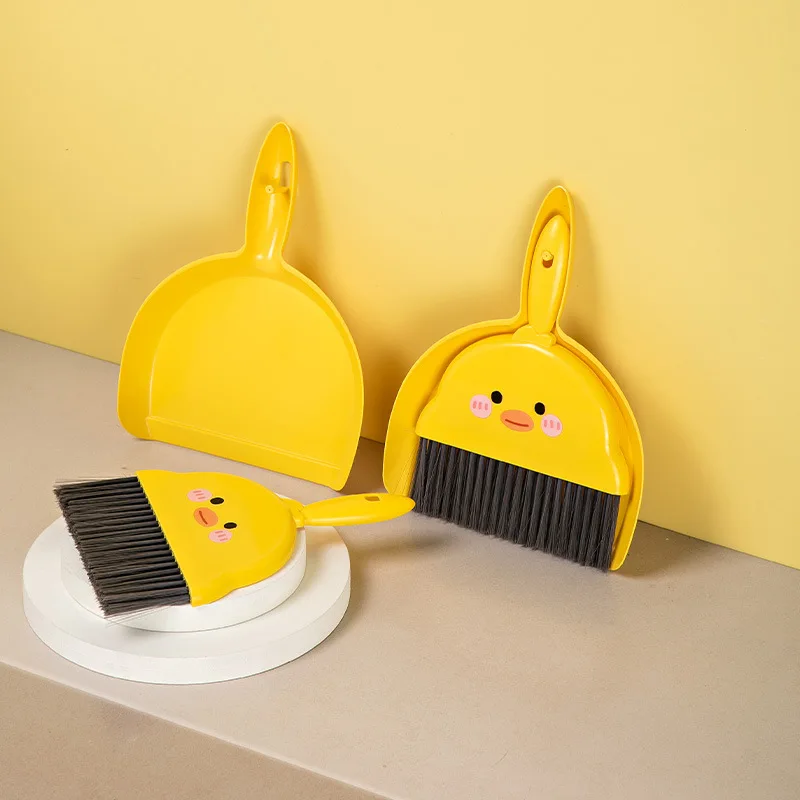 Mini Hand Broom and Dustpan Set Small Dust Pans with Brush Set Cleaning Tool for Desk Car Home