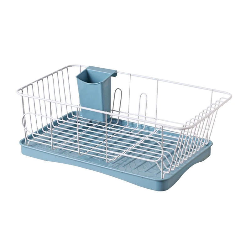 Hot sale metal tableware storage shelf kitchen dish rack