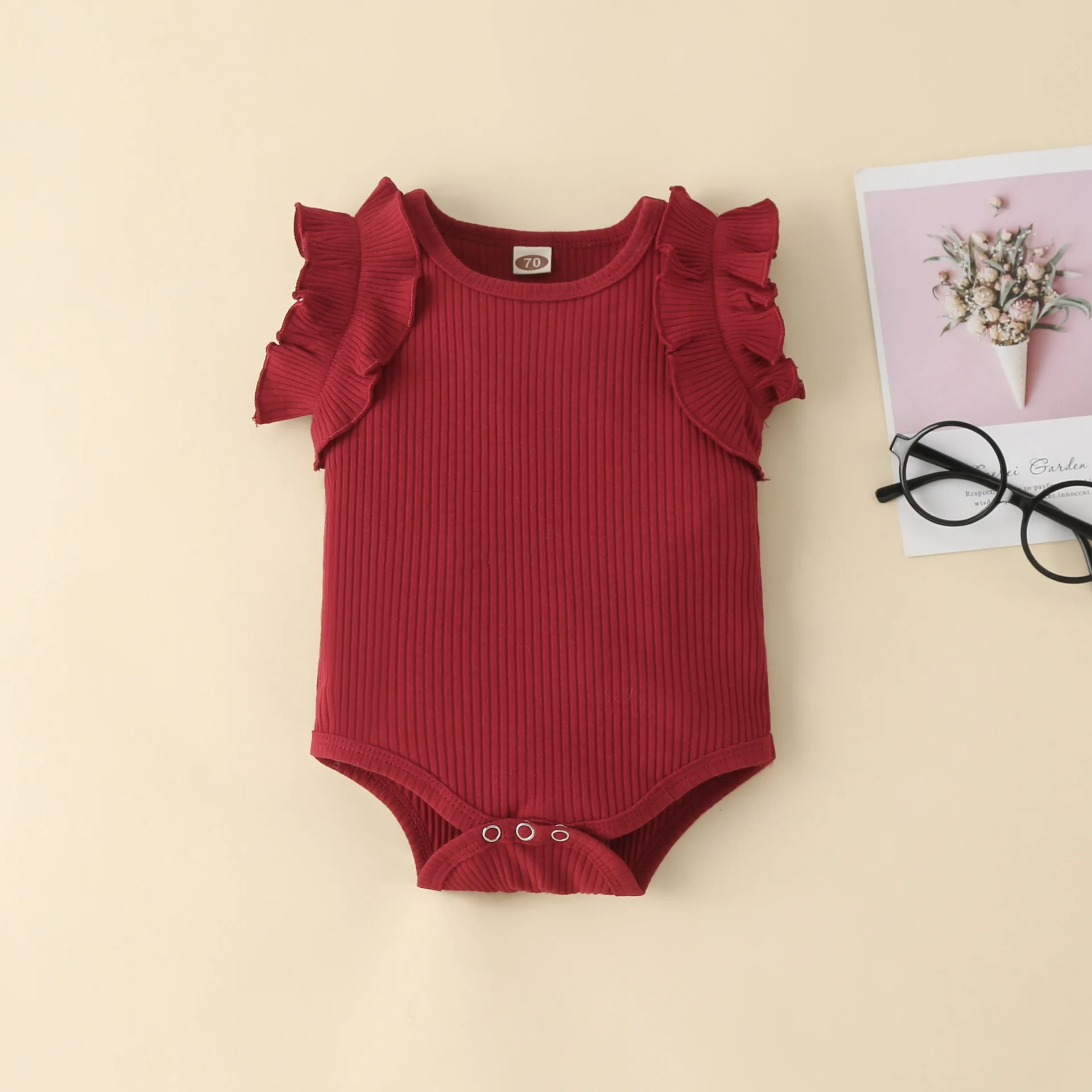 2023 Wholesale Girl Clothing Spring Undefined New Born Baby Clothes Romper Sets 0-3 Months Long Sleeve Baby Rompers For Gril